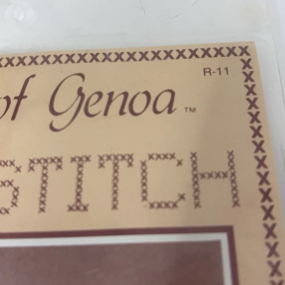 House Of Genoa Counted Cross Stitch Mushrooms & Mailboxes 3